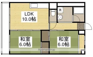 亀山総合ビル【402号室】の間取り