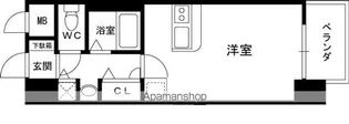アクアプレイス天満クラシック【5階】の間取り