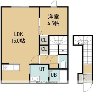 MKOⅡ【205号室】の間取り