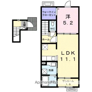 ベルク マーリア【2階】の間取り