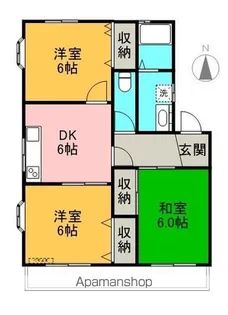 メゾンMJ2【201号室】の間取り