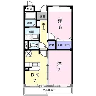 リベルテ【3階】の間取り