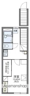 レオパレスウエスト タウン【202号室】の間取り