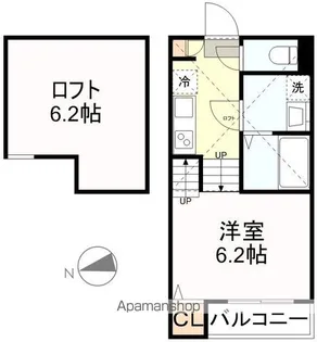カムリーハイツ【2階】の間取り