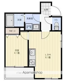 シエレトワール【101号室】の間取り