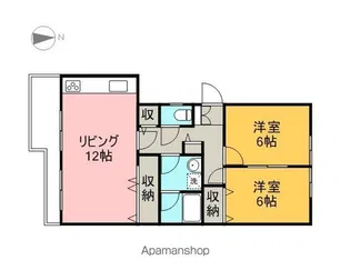 泉が丘クリーンハイツA【1階】の間取り