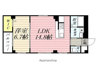 B’CASA IKEDA【301号室】の間取り