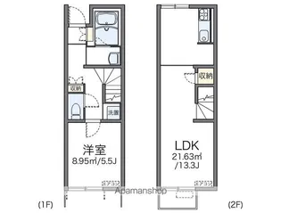 レオネクストスム【1階】の間取り