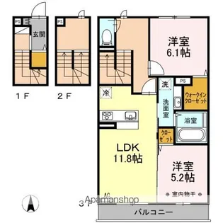 ココン セレソ【3階】の間取り