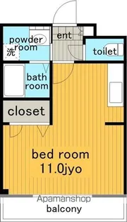 エステート竹の山.【2階】の間取り