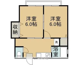 ハイツグリーンヒル【202号室】の間取り