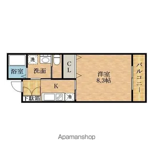 サンビレッジ府中【2階】の間取り