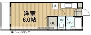 メゾンイグレグ【205号室】の間取り