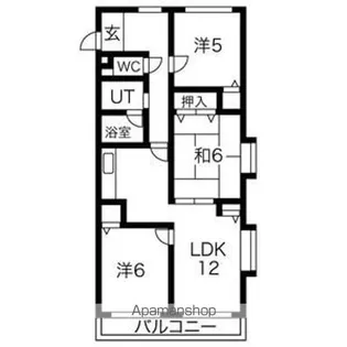 アネックス東名【2階】の間取り