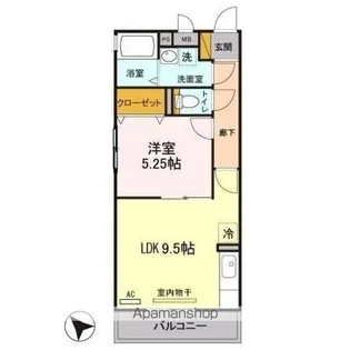 カインドコープ Ⅱ【1階】の間取り