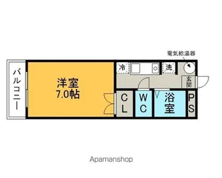 ノーブルハウス坂【1階】の間取り