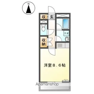 メゾンドF【1階】の間取り