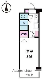ジョイフル第5中村【107号室】の間取り