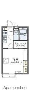 レオパレス平成【204号室】の間取り