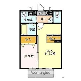 リーベ C棟【1階】の間取り