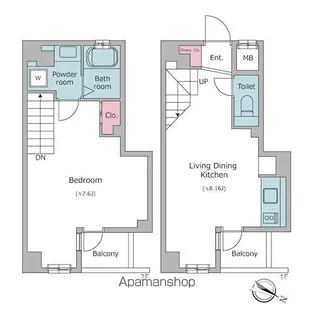 レジディア三越前【14階】の間取り