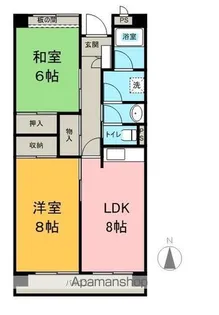 アネックス庄内【516号室】の間取り