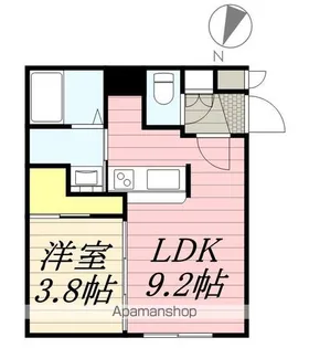 テラン厚別【1階】の間取り