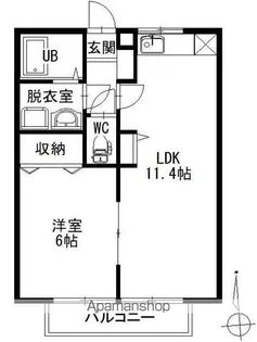 ローズマリー【1階】の間取り