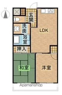 サンマルコ【202号室】の間取り