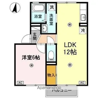 エトアール A棟【2階】の間取り