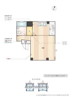 コーポラスエム【5階】の間取り