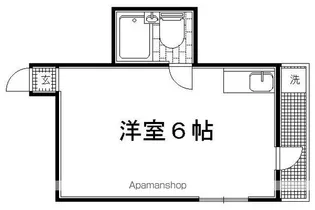 ライブコート二軒茶屋【202号室】の間取り