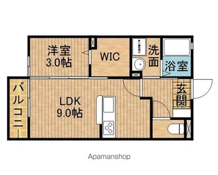 カーサ リオ【1階】の間取り