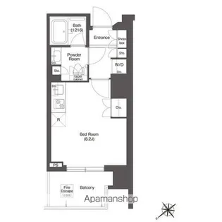 コンフォリア新中野【8階】の間取り