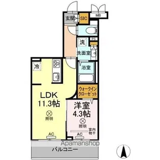 ハイロード【2階】の間取り