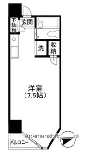 東京都新宿区高田馬場4丁目【マンション】の間取り