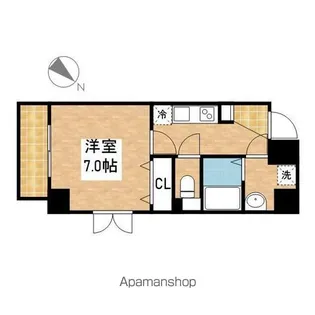 アプリーレ千代田【5階】の間取り