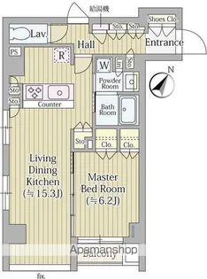 ヴァロータ氷川台【4階】の間取り