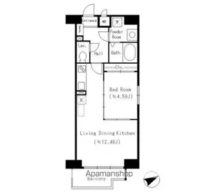 ルーエ千種【9階】の間取り