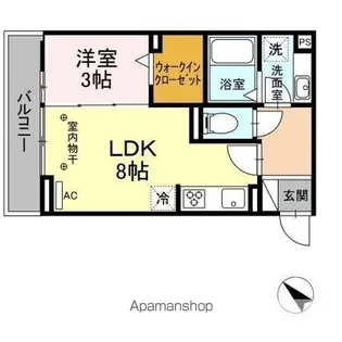 リッシュ【1階】の間取り