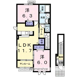 ファイン・フォレスト・ネオ【2階】の間取り