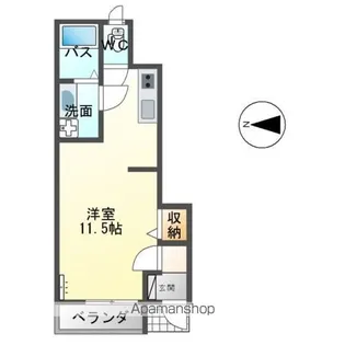 コンフォート レジデンス【106号室】の間取り