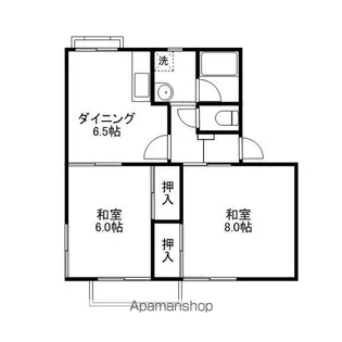 エステート守山【A203号室】の間取り