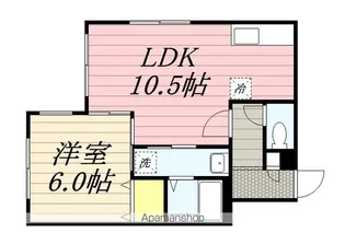 メゾンブレイニ—【505号室】の間取り