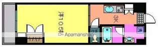 コーポPAL2【9階】の間取り