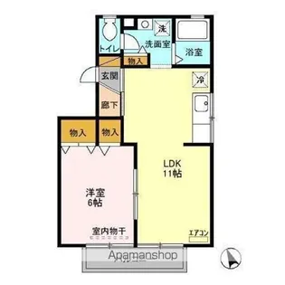 ヴェルドミール A【1階】の間取り