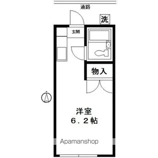 笹塚コーポ【1階】の間取り