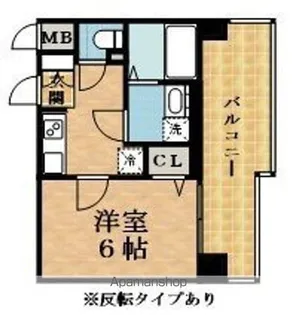 エスリードレジデンス梅田グランゲート【3階】の間取り
