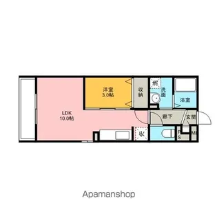 ソレイユ C【3階】の間取り