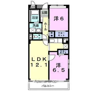 グレイスフル【3階】の間取り